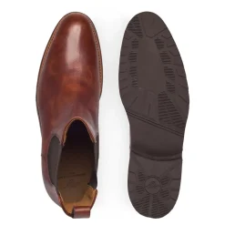 Heinrich Dinkelacker Chelsea Boots Luzern Plain TC mittel-braun Chelsea Boots