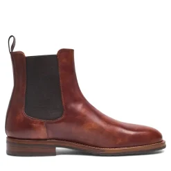 Heinrich Dinkelacker Chelsea Boots Luzern Plain TC mittel-braun Chelsea Boots