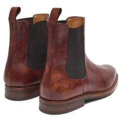 Heinrich Dinkelacker Chelsea Boots Luzern Plain TC mittel-braun Chelsea Boots