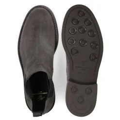 Heinrich Dinkelacker Der Florenz Boot BC vereint elegantes Desi dunkel-grau Schnürstiefel