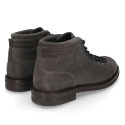 Heinrich Dinkelacker Der Florenz Hiking Boot V in Dunkelgrau aus weiche dunkel-grau Schnürstiefel