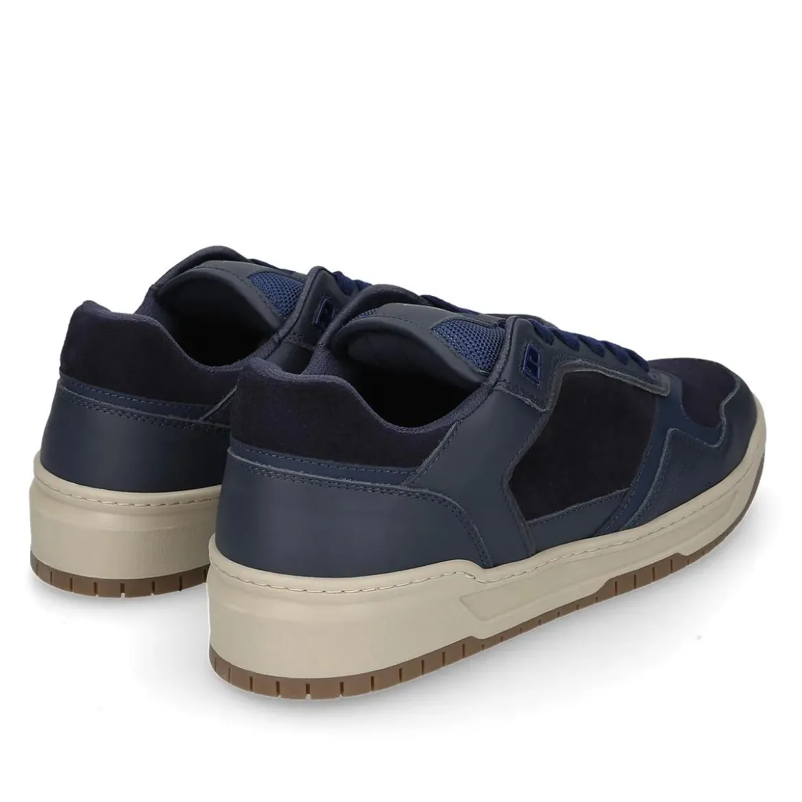 Heinrich Dinkelacker Der Los Angeles Sneaker CL in Dunkelblau bestichtdunkel-blau Low-Top-Sneaker