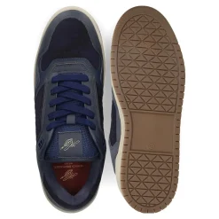 Heinrich Dinkelacker Der Los Angeles Sneaker CL in Dunkelblau bestichtdunkel-blau Low-Top-Sneaker