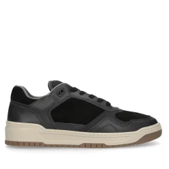 Heinrich Dinkelacker Der Los Angeles Sneaker CL in Dunkelblau bestichtschwarz Low-Top-Sneaker
