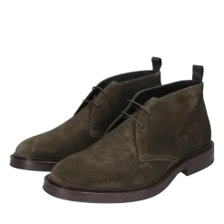 Heinrich Dinkelacker George Boots Florenz Plain V dunkel-grün Schnürstiefel