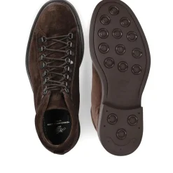 Heinrich Dinkelacker Hiking Boots Florenz Plain V dunkel-braun Schnürstiefel