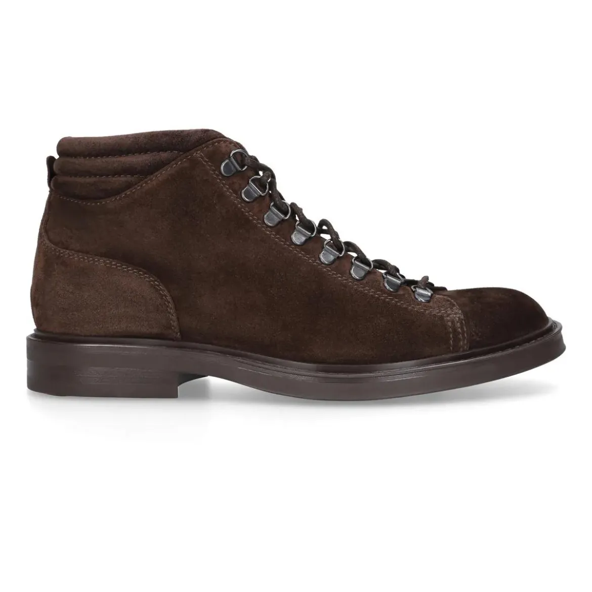 Heinrich Dinkelacker Hiking Boots Florenz Plain V dunkel-braun Schnürstiefel