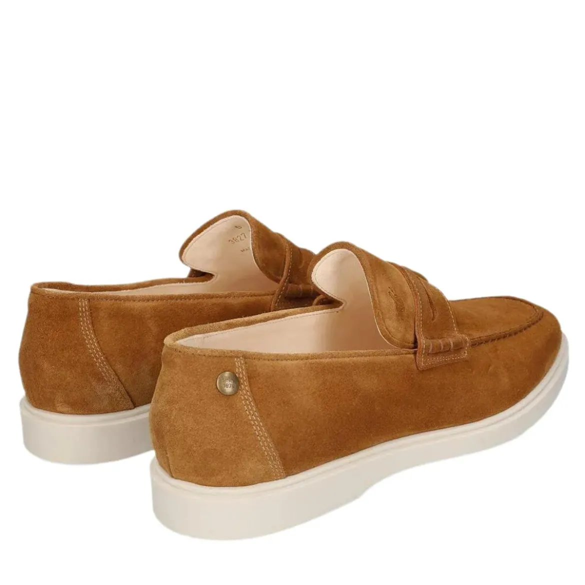 Heinrich Dinkelacker Loafer Genua Plain Loafer V mittel-braun Loafer