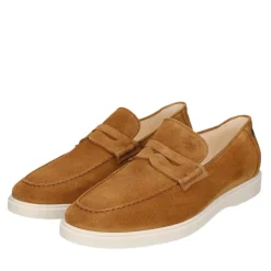 Heinrich Dinkelacker Loafer Genua Plain Loafer V mittel-braun Loafer