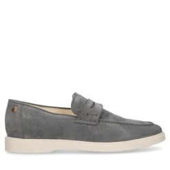 Heinrich Dinkelacker Loafer Genua Penny Loafer V grau Loafer