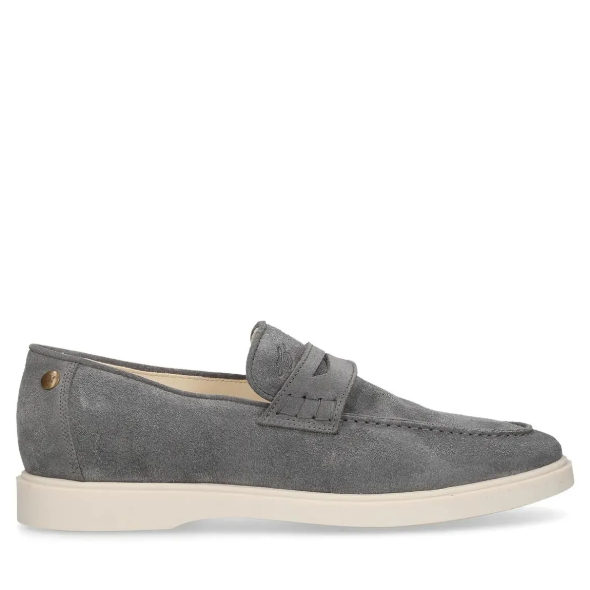 Heinrich Dinkelacker Loafer Genua Penny Loafer V grau Loafer