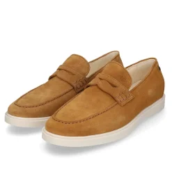 Heinrich Dinkelacker Loafer Genua Penny Loafer V mittel-braun Loafer