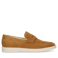 Heinrich Dinkelacker Loafer Genua Penny Loafer V mittel-braun Loafer