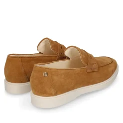 Heinrich Dinkelacker Loafer Genua Penny Loafer V mittel-braun Loafer