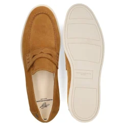 Heinrich Dinkelacker Loafer Genua Penny Loafer V mittel-braun Loafer