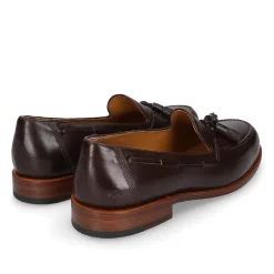 Heinrich Dinkelacker Loafer Wien Plain Tassel NP dunkel-braun Loafer