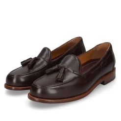 Heinrich Dinkelacker Loafer Wien Plain Tassel NP dunkel-braun Loafer