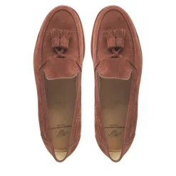 Heinrich Dinkelacker Loafer Wien Plain Tassel V mittel-braun Loafer