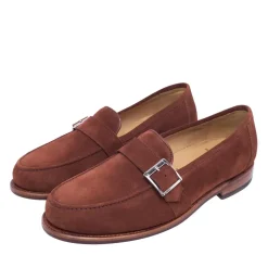 Heinrich Dinkelacker Loafer Wien Single Monk V mittel-braun Loafer