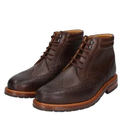 Heinrich Dinkelacker Schnürboots Janosh K Full Brogue H dunkel-braun Stiefel