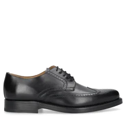 Heinrich Dinkelacker Schnürer Milano Full-Brogue BC schwarz Schnürschuhe
