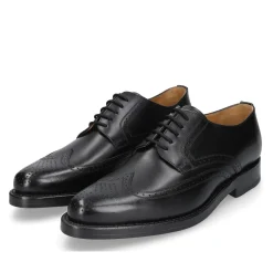 Heinrich Dinkelacker Schnürer Milano Full-Brogue BC schwarz Schnürschuhe