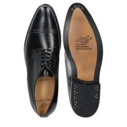 Heinrich Dinkelacker Schnürer Milano Quarter-Brogue BC schwarz Schnürschuhe