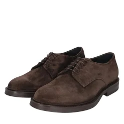 Heinrich Dinkelacker Schnürer Florenz Plain V dunkel-braun Schnürschuhe