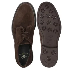 Heinrich Dinkelacker Schnürer Florenz Plain V dunkel-braun Schnürschuhe