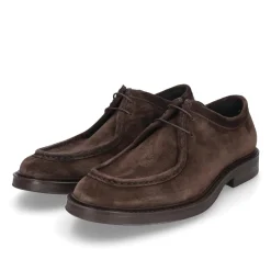 Heinrich Dinkelacker Schnürer Florenz Plain V dunkel-braun Schnürschuhe