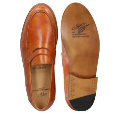 Heinrich Dinkelacker Slipper Wien Plain TC cognac Loafer