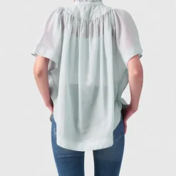 Helene Galwas Bluse IDIS hell-blau Bluse