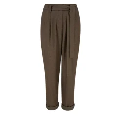 Helene Galwas Bundfaltenhose CAROLIN braun Hose