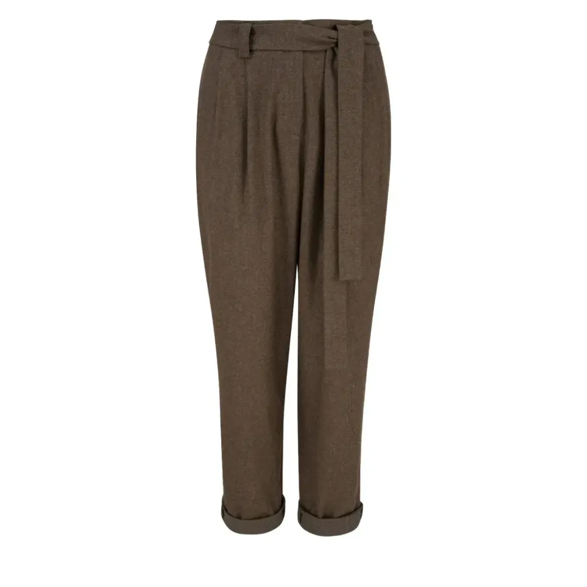 Helene Galwas Bundfaltenhose CAROLIN braun Hose