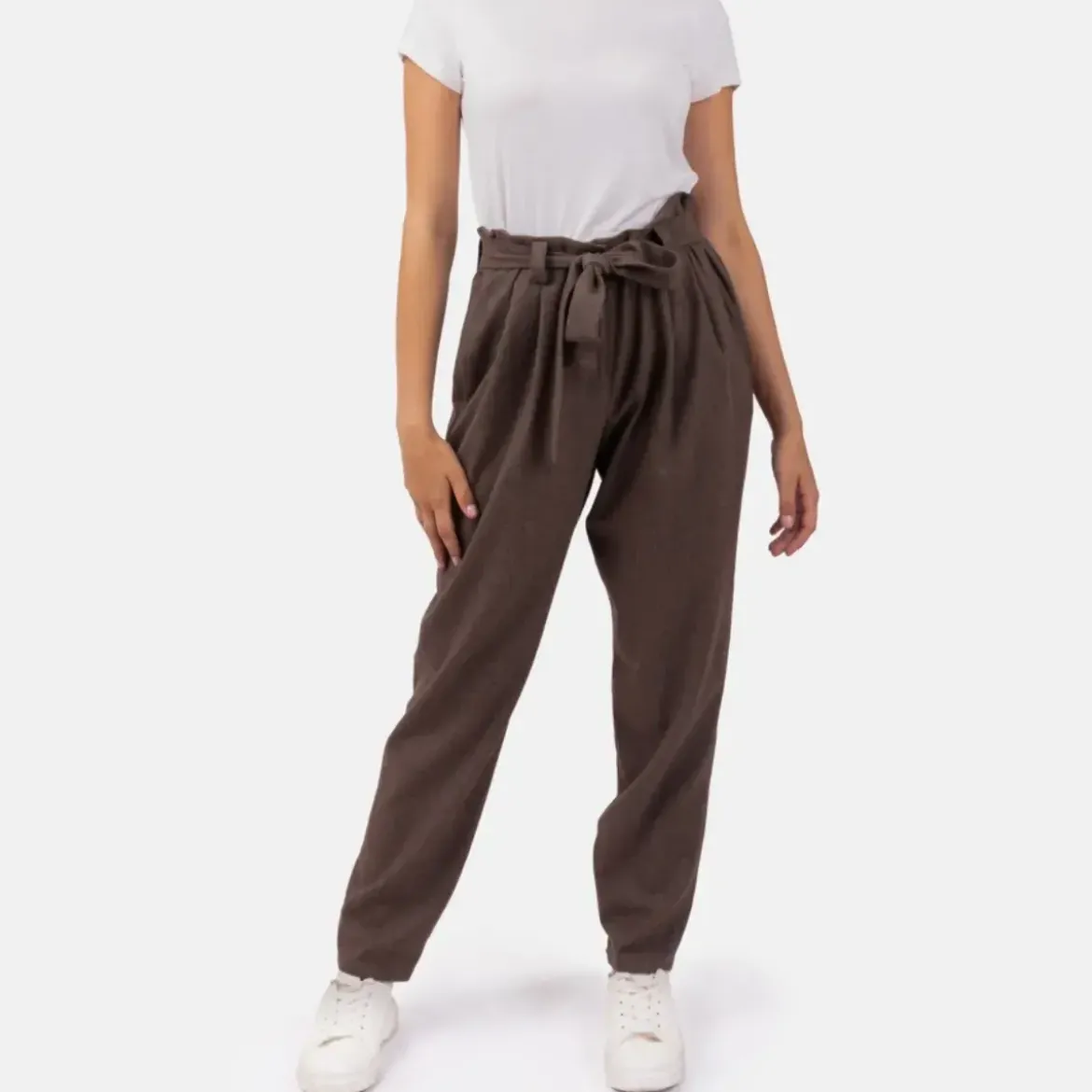 Helene Galwas Bundfaltenhose CAROLIN braun Hose