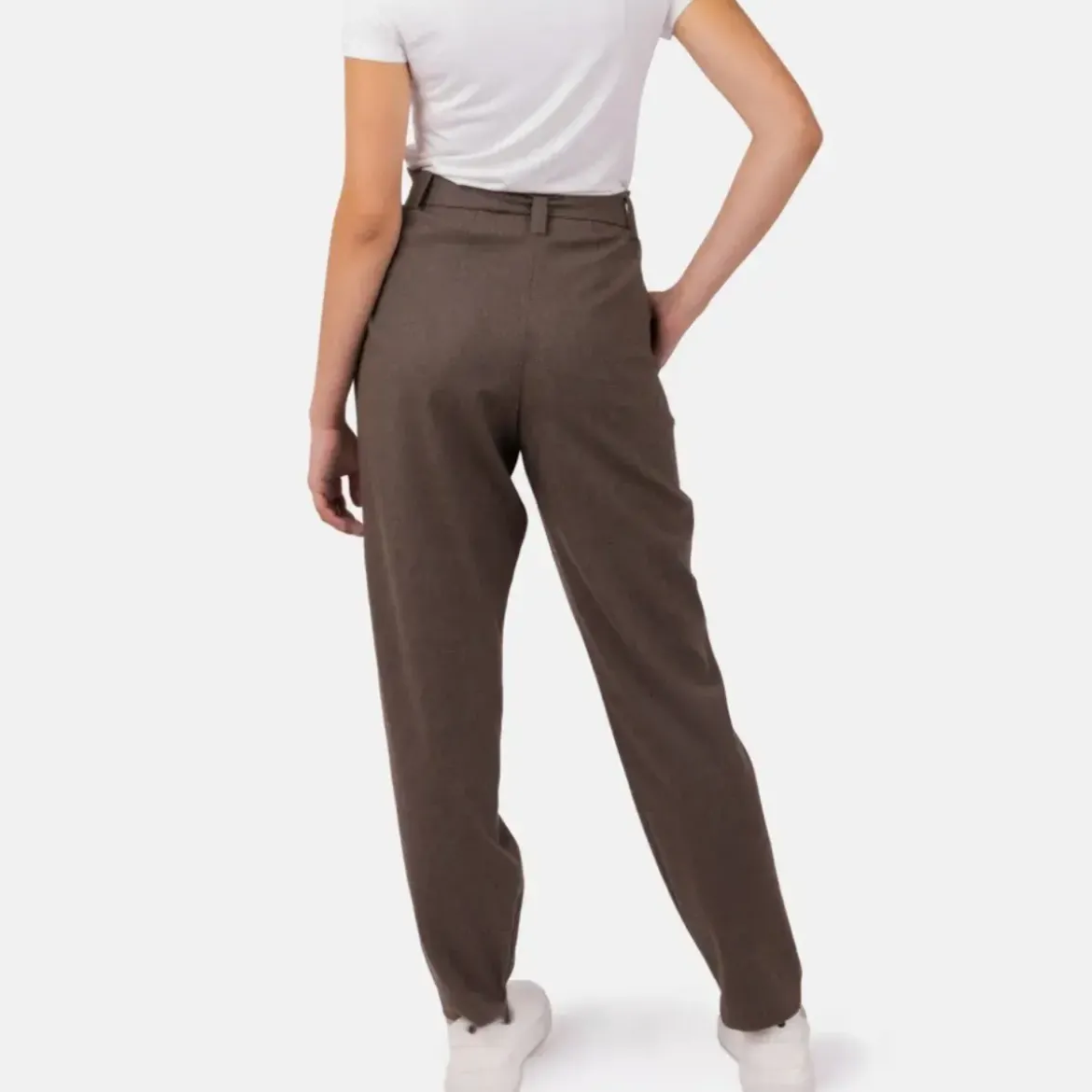 Helene Galwas Bundfaltenhose CAROLIN braun Hose