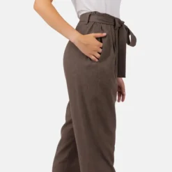 Helene Galwas Bundfaltenhose CAROLIN braun Hose