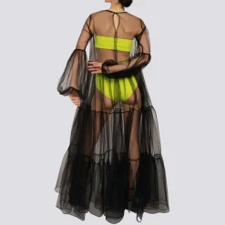 Helene Galwas Netzkleid ALENA schwarz Maxikleid