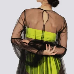 Helene Galwas Netzkleid ALENA schwarz Maxikleid