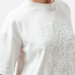 Helene Galwas Oversize T-Shirt LINDA weiss T-Shirt