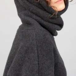 Helene Galwas Pullover EMANUELA grau Rollkragenpullover