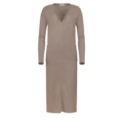 Helene Galwas Wollkleid CHLOÉRE mittel-braun Midikleid