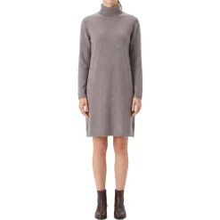 Hemisphere Midikleid aus Kaschmir grau Strickkleid