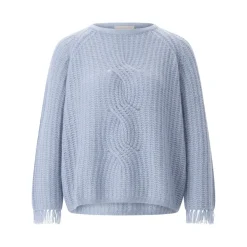 Hemisphere Pullover aus Kaschmir & Baumwolle blau Pullover
