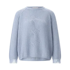 Hemisphere Pullover aus Kaschmir & Baumwolle blau Pullover