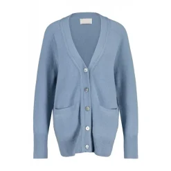 Hemisphere Weite Strickjacke aus Kaschmir blau Strickjacke