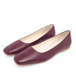 Henry Stevens Ballerinas Audrey B bordeaux Ballerinas