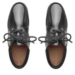 Henry Stevens Bootsschuh Morgan M DS schwarz Bootsschuhe