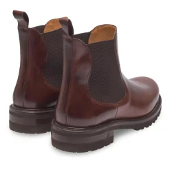 Henry Stevens Chelsea Boots Harry CB5 dunkel-braun Chelsea Boots