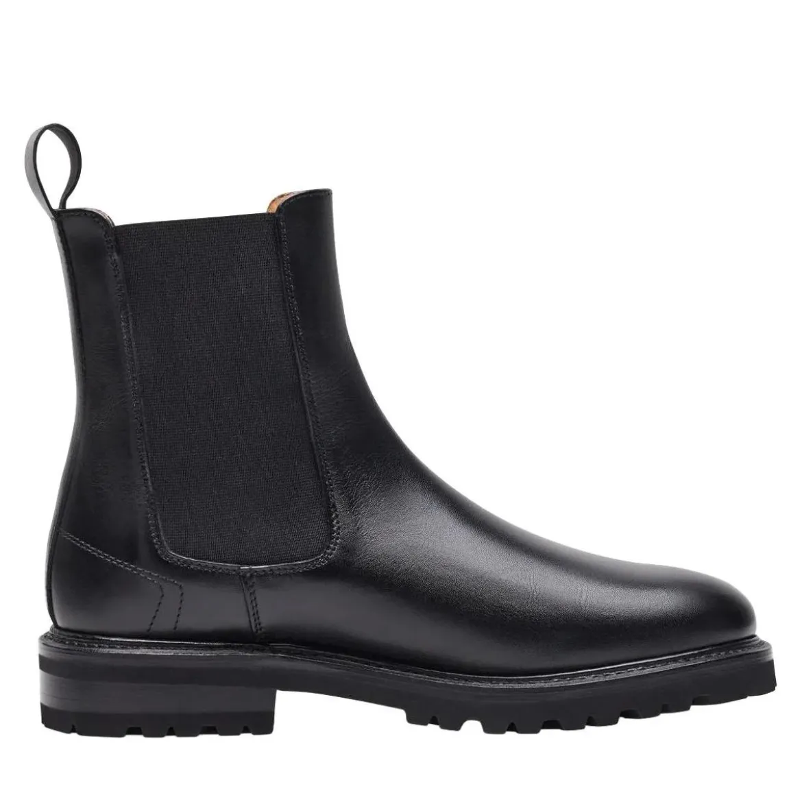 Henry Stevens Der Bonnie Boot aus Boxcalf verfügt über e schwarz Chelsea Boots
